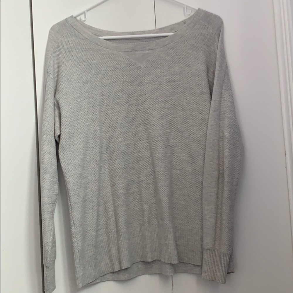 Gray sweater